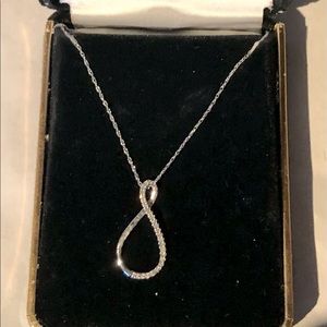 Love Knot Diamond Necklace
